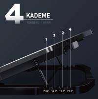 GAMEBOOSTER GB-NS04 Wind 15.6 Fan kont.2xUSB Notebook Soğutucu